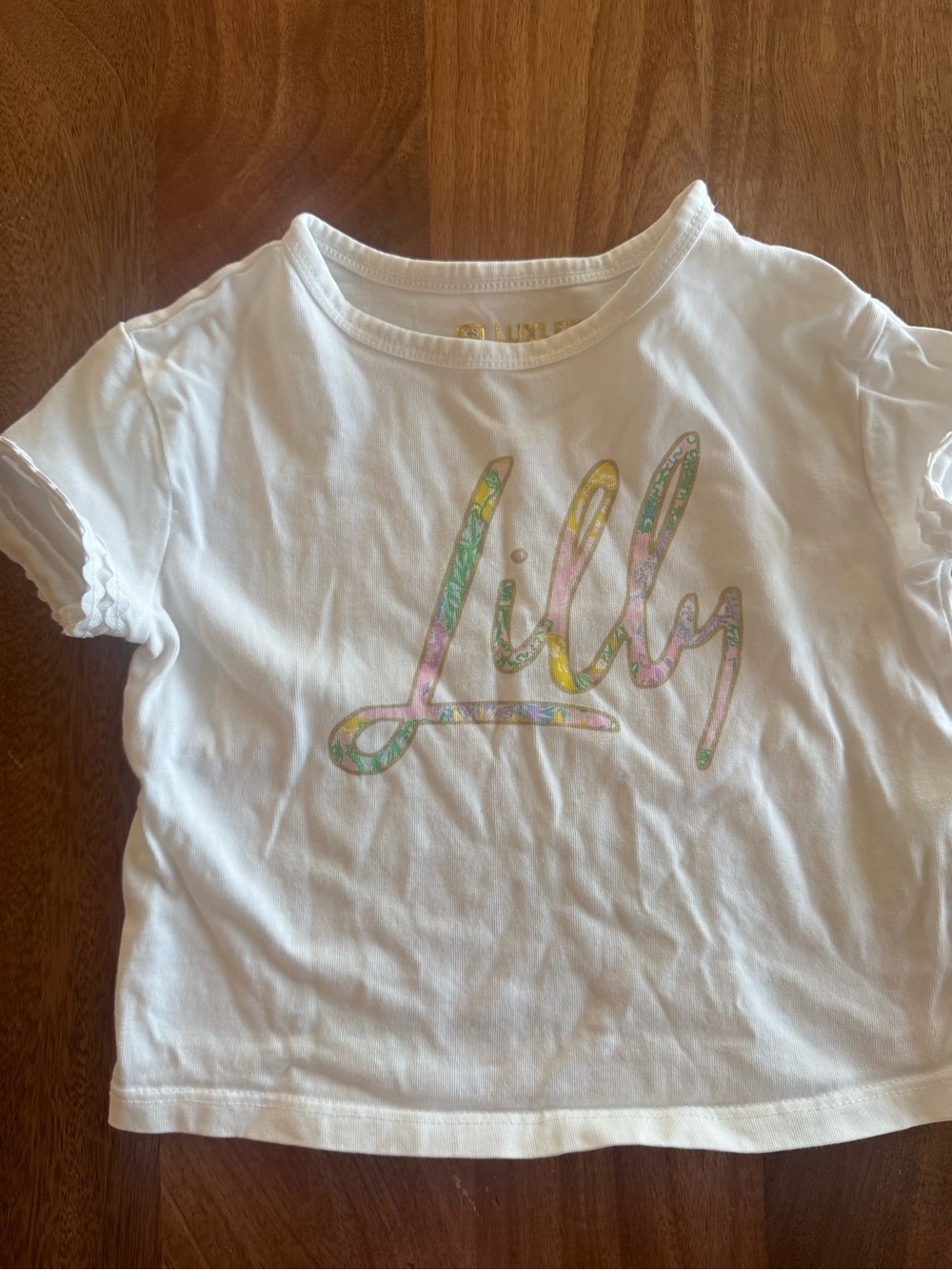 Lilly Pulitzer White Short Sleeve Top